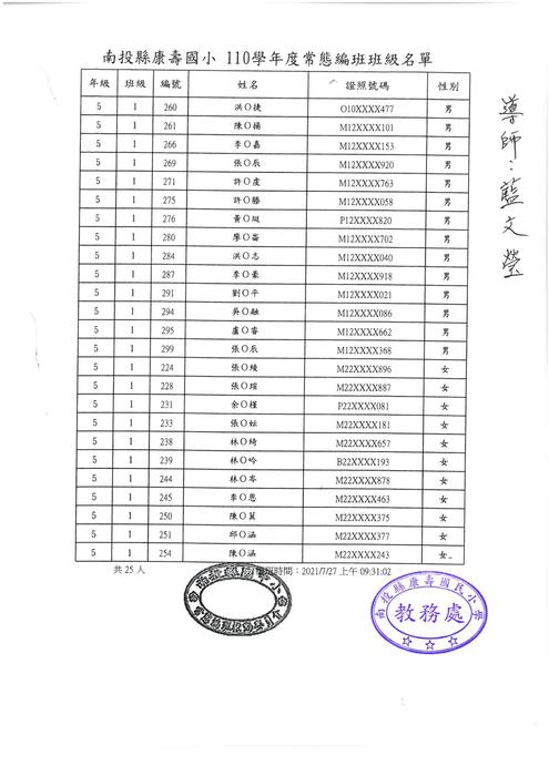 5年1班